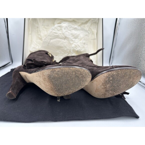 Alessandro Dell'Acqua Squonk Marron Suede Boots - Made in Italy! - Picture 7 of 9